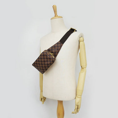 Louis Vuitton Damier Geronimos Body Waist Bag Brown