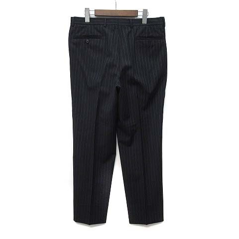 Loro Piana Daniel Cles Mu Cremieux Suit Set Stripe Jacket Pants Navy Blue