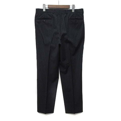 Loro Piana Daniel Cles Mu Cremieux Suit Set Stripe Jacket Pants Navy Blue