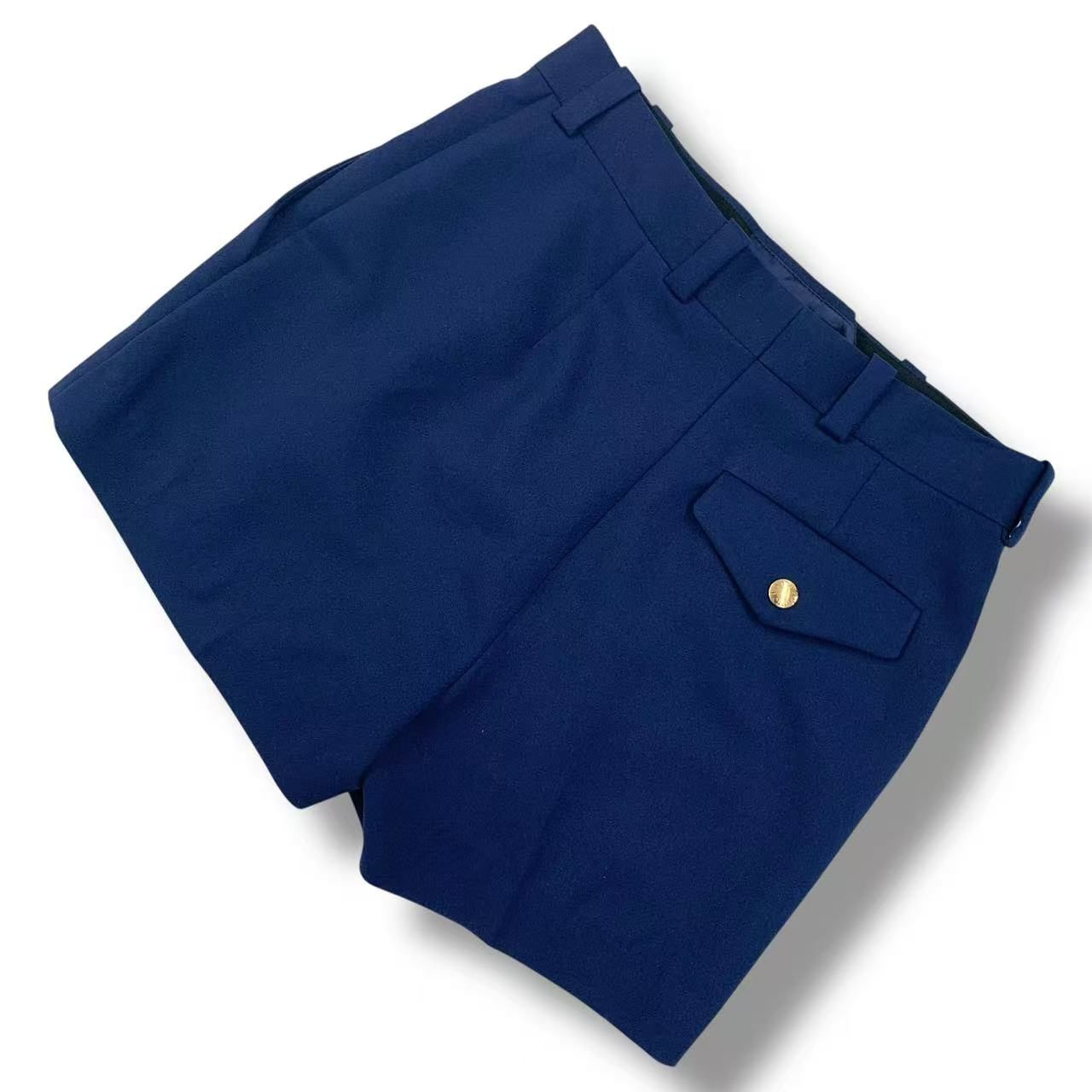 Louis Vuitton Shorts LV Logo Embroider Navy 36