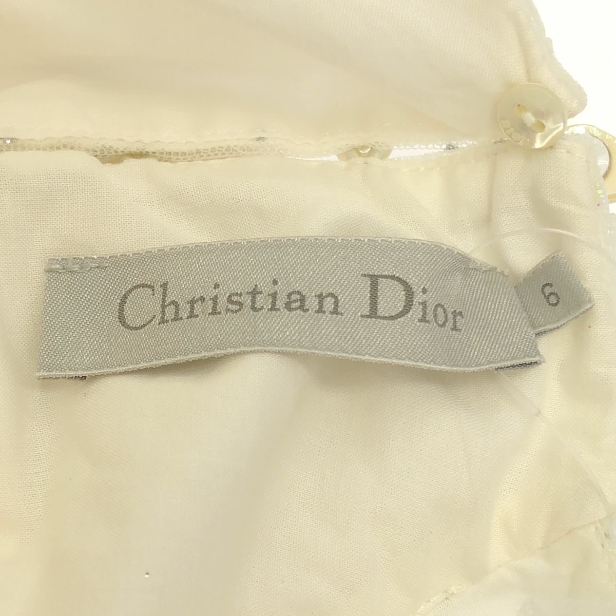 Dior Kids Tulle Dress White 6
