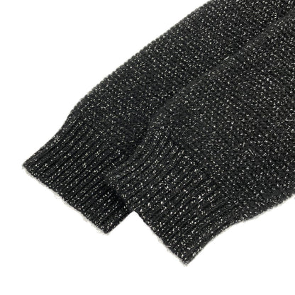 Fendi Kids Lame Knit Cardigan Jkuxv Black