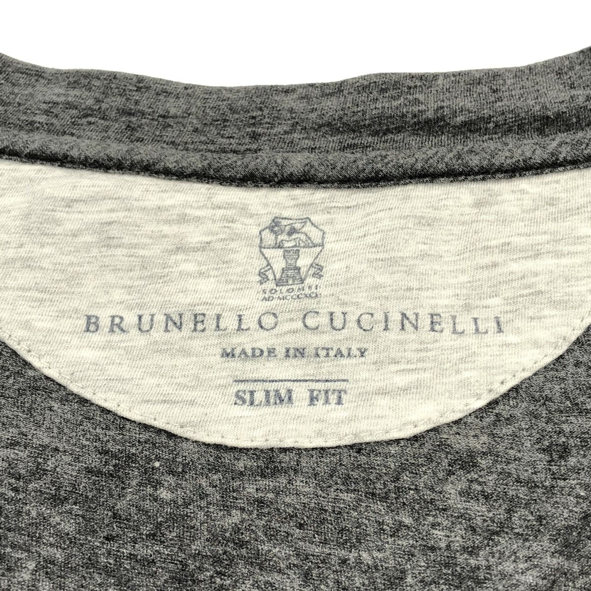 Brunello Cucinelli V-neck T-Shirt Gray XS