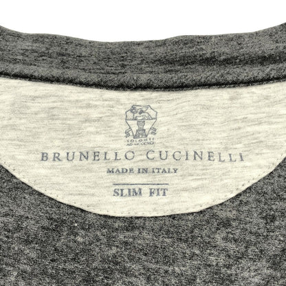 Brunello Cucinelli V-neck T-Shirt Gray XS