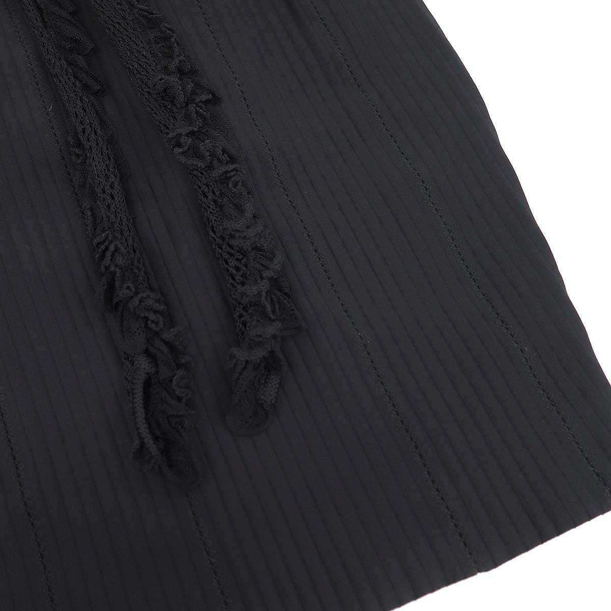 Chanel No-sleeve-Calf-s Dress Black 38