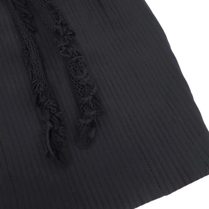 Chanel No-sleeve-Calf-s Dress Black 38
