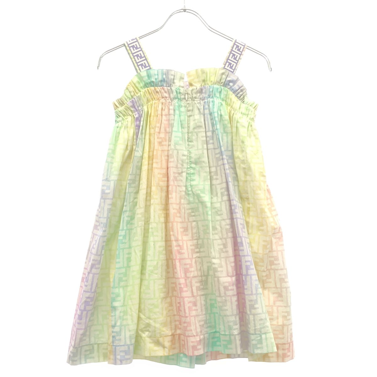 Fendi Kids Multicolor FF Poplin Dress Mix