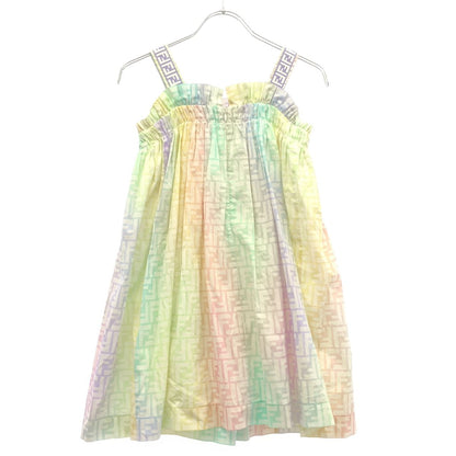 Fendi Kids Multicolor FF Poplin Dress Mix