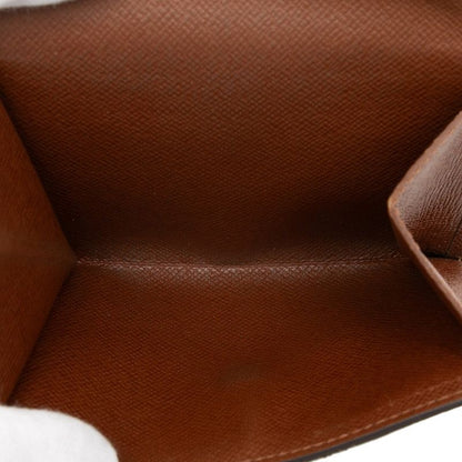 Louis Vuitton Monogram Porte-Monnaie Billets Cult Cles Trifold Wallet Brown