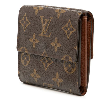 Louis Vuitton Monogram Porte-Monnaie Billets Cult Cles Trifold Wallet Brown