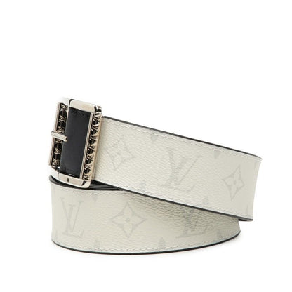 Louis Vuitton Monogram Ceinture Reverso 120 48 White Navy Leather 1- Belt