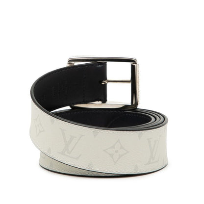Louis Vuitton Monogram Ceinture Reverso 120 48 White Navy Leather 1- Belt