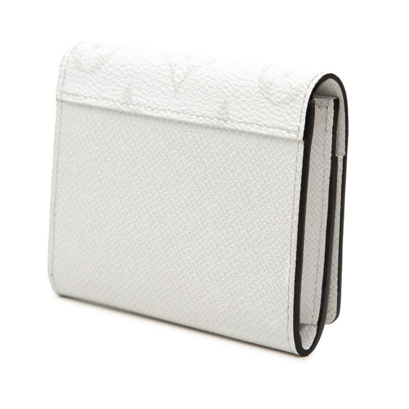 Louis Vuitton Taigarama Business Card Holder Case White Leather