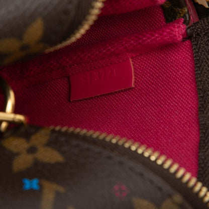 Louis Vuitton Monogram Mini Pochette Vivienne Chain Mini Bag Pouch Holiday