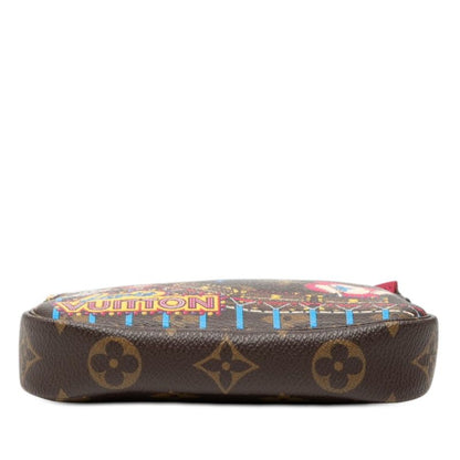 Louis Vuitton Monogram Mini Pochette Vivienne Chain Mini Bag Pouch Holiday