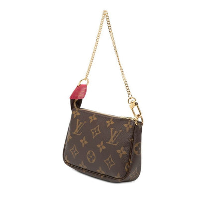 Louis Vuitton Monogram Mini Pochette Vivienne Chain Mini Bag Pouch Holiday