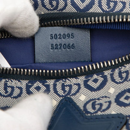 Gucci Children's GG Logo Belt Bag Kids Fabbd Navy Multicolor Canvas