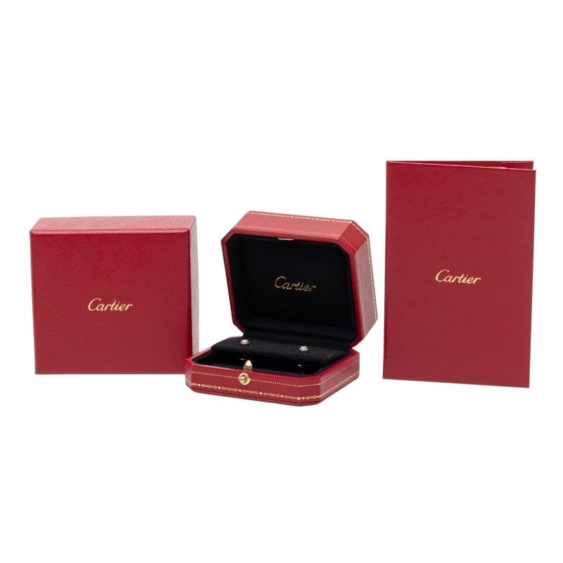 Cartier Damier Earrings Gold