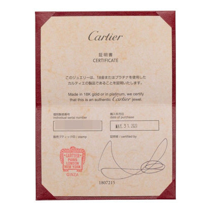 Cartier Damier Earrings Gold