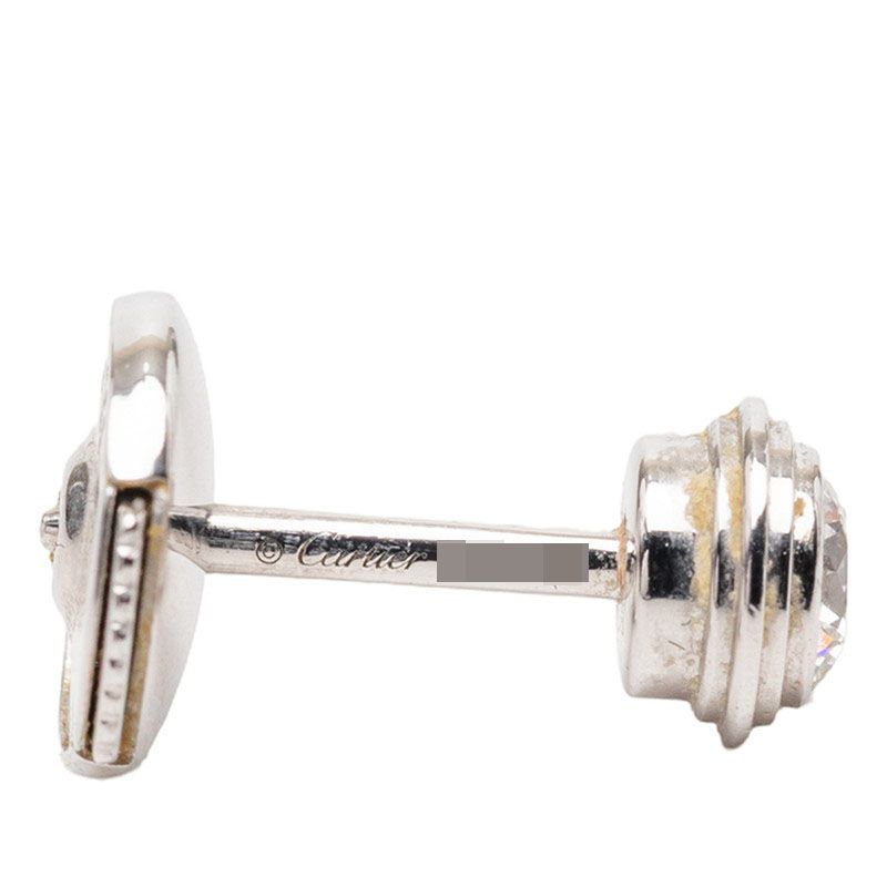 Cartier Damier Earrings Gold