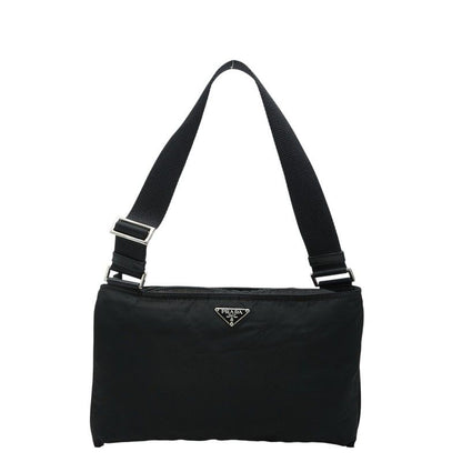 Prada Shoulder Bag Black Nylon