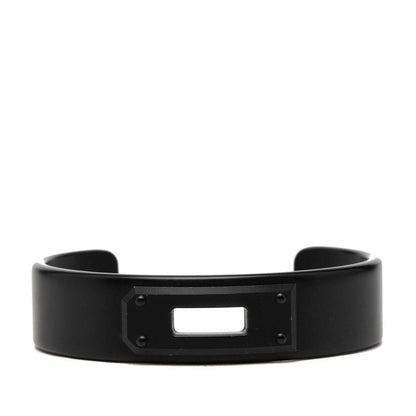 Hermes Kelly Bangle T5 So Black Plated Aluminum