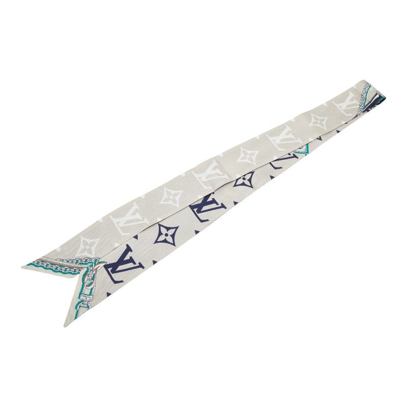 Louis Vuitton Bandeau BB Ultimate Scarf Blue Marine Silk