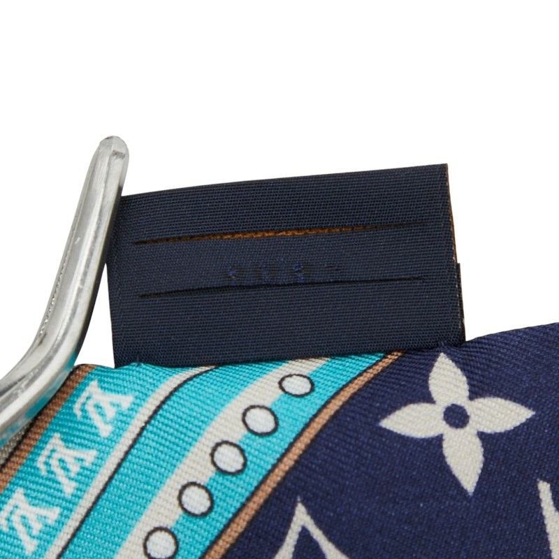 Louis Vuitton Bandeau BB Ultimate Scarf Blue Marine Silk