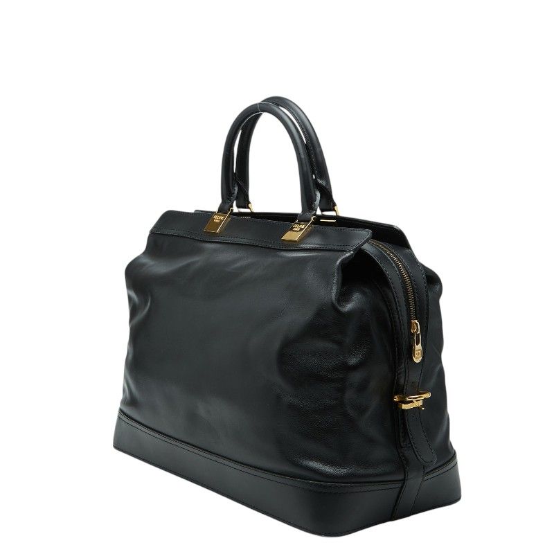 Celine Handbag Black Leather