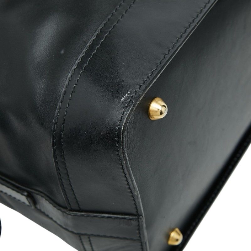 Celine Handbag Black Leather