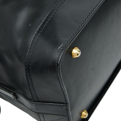 Celine Handbag Black Leather