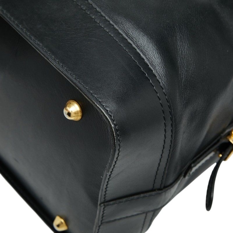 Celine Handbag Black Leather
