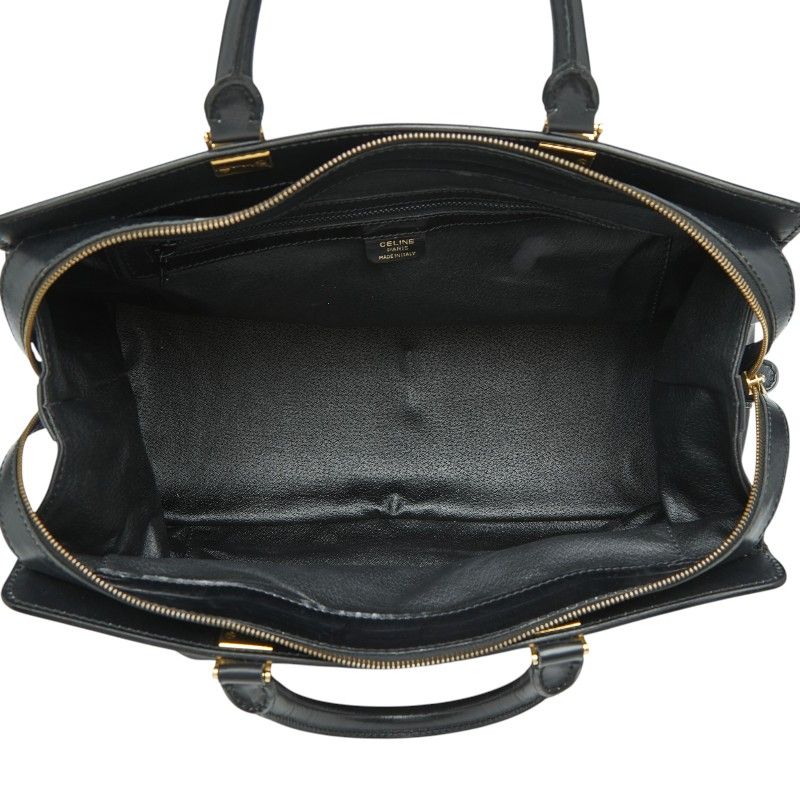 Celine Handbag Black Leather