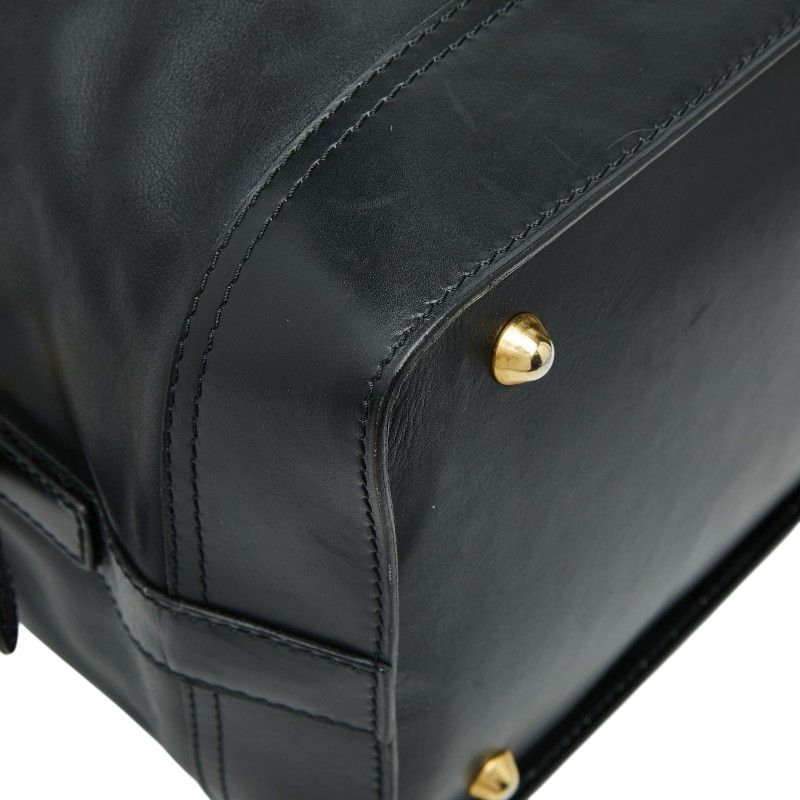Celine Handbag Black Leather