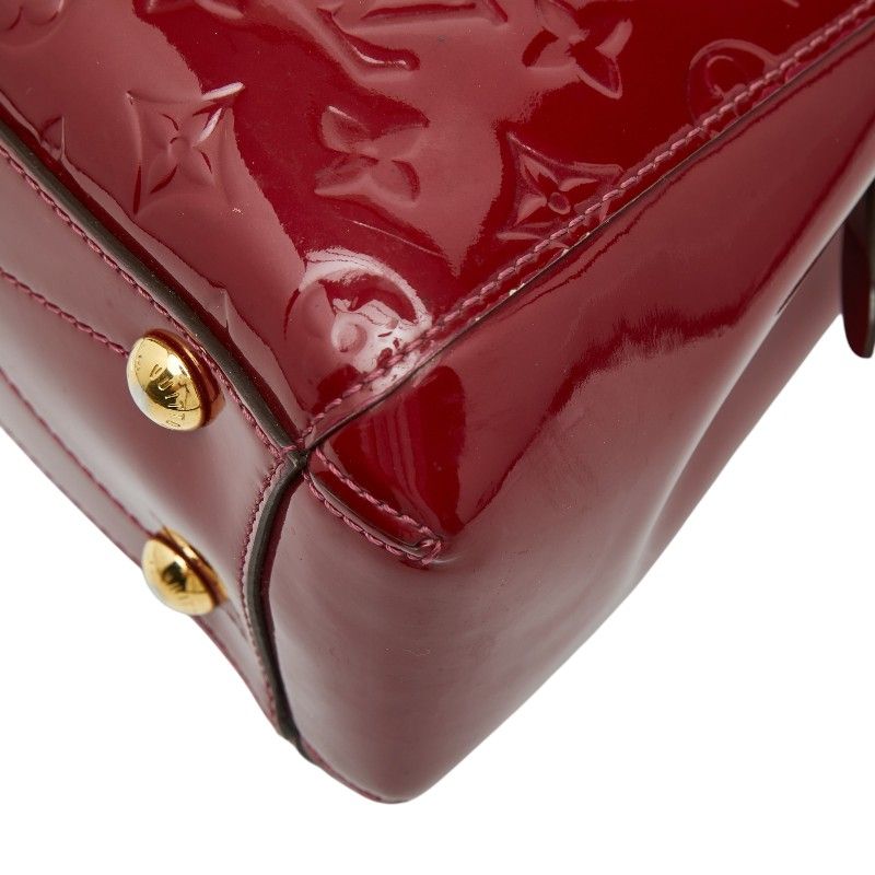 Louis Vuitton Monogram Vernis Montaigne BB 2-Way Shoulder Bag Rose Indien Red