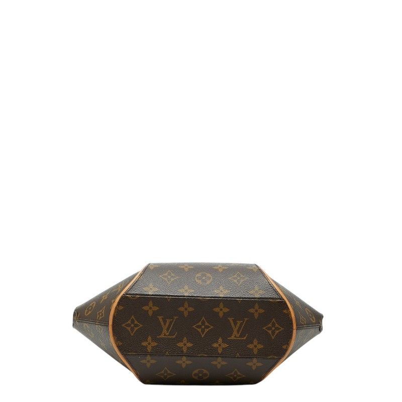 Louis Vuitton Monogram Ellipse PM Handbag Brown Leather