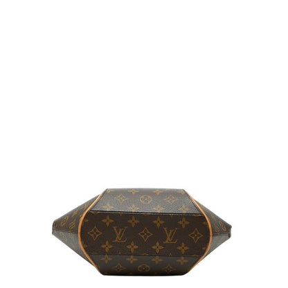 Louis Vuitton Monogram Ellipse PM Handbag Brown Leather