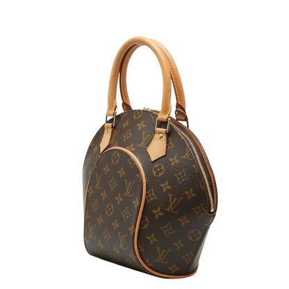 Louis Vuitton Monogram Ellipse PM Handbag Brown Leather