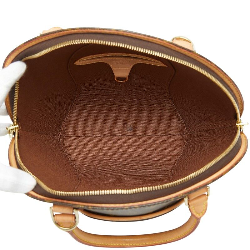 Louis Vuitton Monogram Ellipse PM Handbag Brown Leather