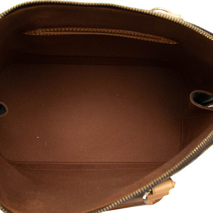Louis Vuitton Monogram Alma PM Handbag Brown Leather