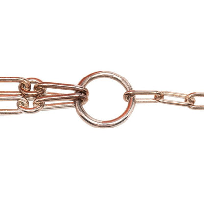 Hermes Alpha Kelly Necklace Chain Silver