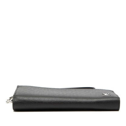 Louis Vuitton Taiga Zippy Dragonne Wallet Black Noir Leather