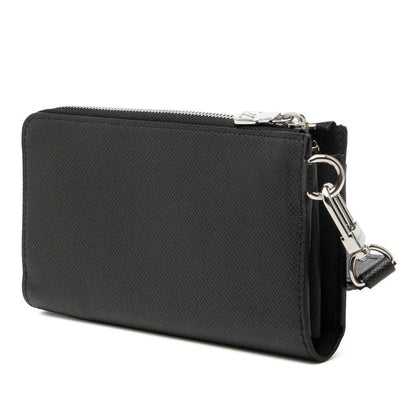 Louis Vuitton Taiga Zippy Dragonne Wallet Black Noir Leather