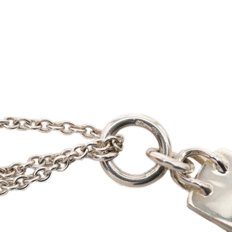 Hermes Birkin Amulet Necklace Silver