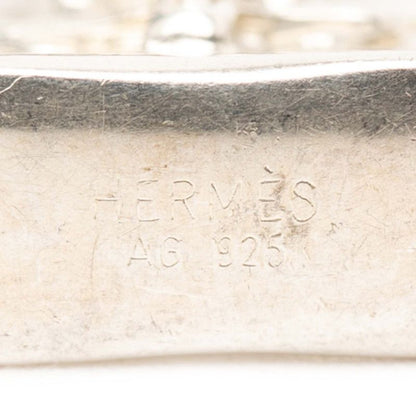 Hermes Birkin Amulet Necklace Silver