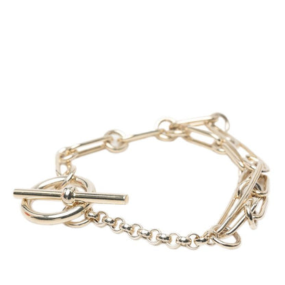 Hermes Chaine D'ancre Punk ST Bracelet Silver