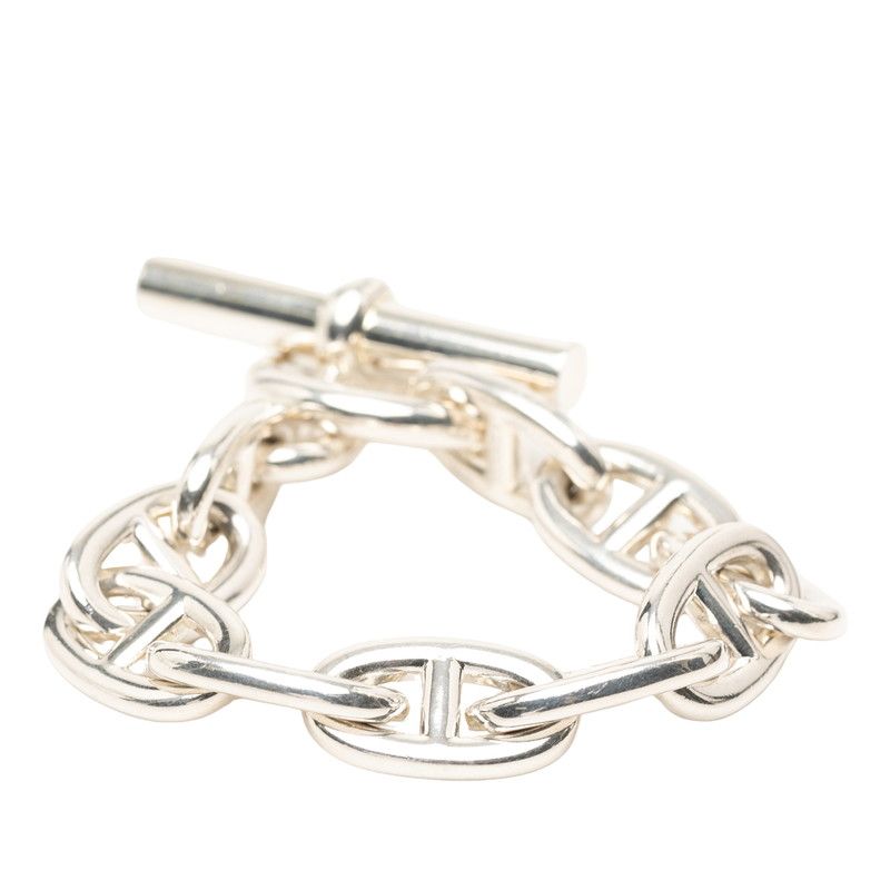 Hermes Chaine D'ancre TGM 10 Links Bracelet Silver