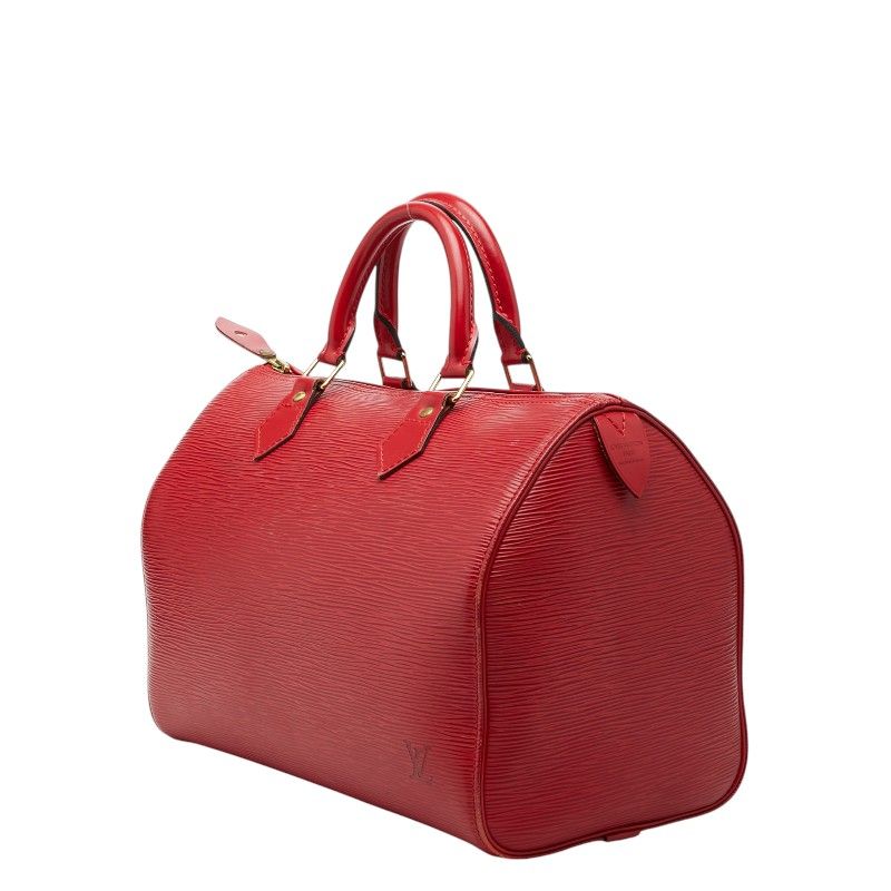 Louis Vuitton Epi Speedy 30 Mini Boston Bag Castilian Red Leather