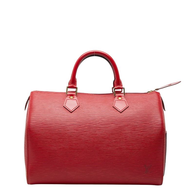 Louis Vuitton Epi Speedy 30 Mini Boston Bag Castilian Red Leather