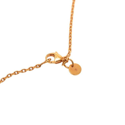 Hermes Ass Doucle PM Necklace Gold Multicolor Plated Veau Swift